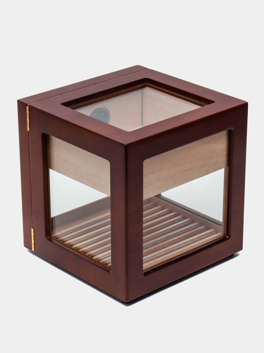 Humidor LUBINSKI Glass Brown
