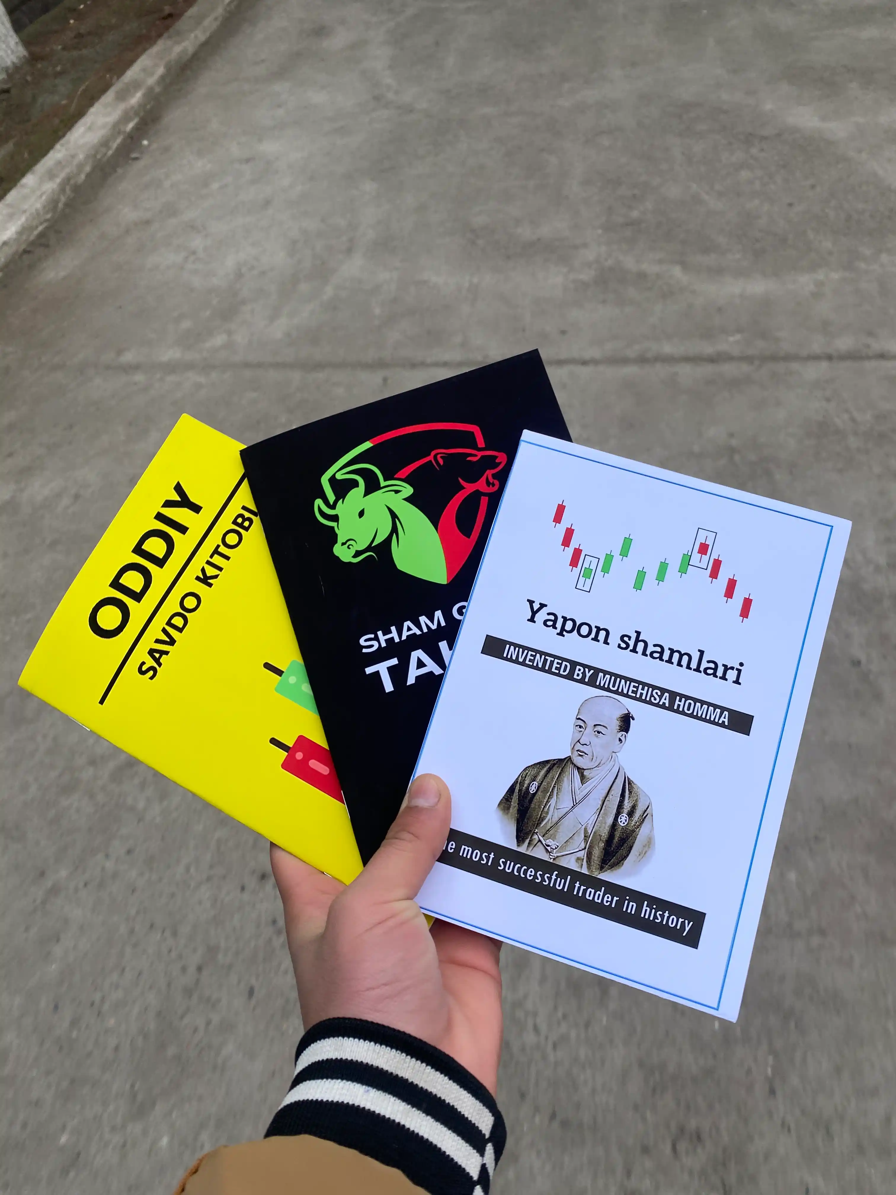 Yapon shamlari, grafik va texnik tahlil, kitoblar jamlanmasi
