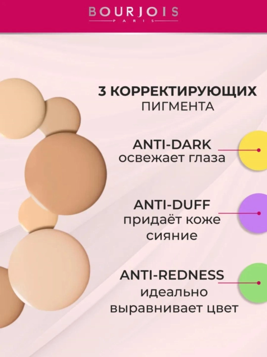 Yuz uchun tonal krem Bourjois 123 Perfect