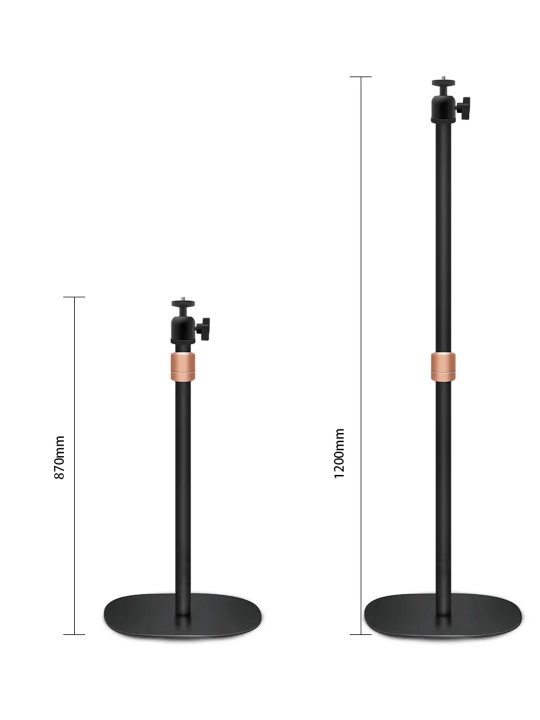 BYINTEL, 870 - 1170 mm, karbonli po'latdan yasalgan, sozlanishi proyektor stendi, BASETOP TB