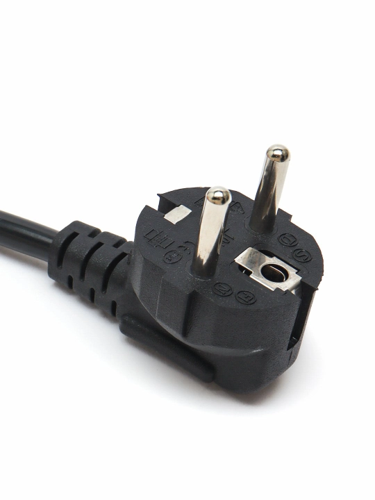 Кабель питания для ноутбука, компьютера, весов, горелки, шнур 3pin C5, 1,5 м, черный