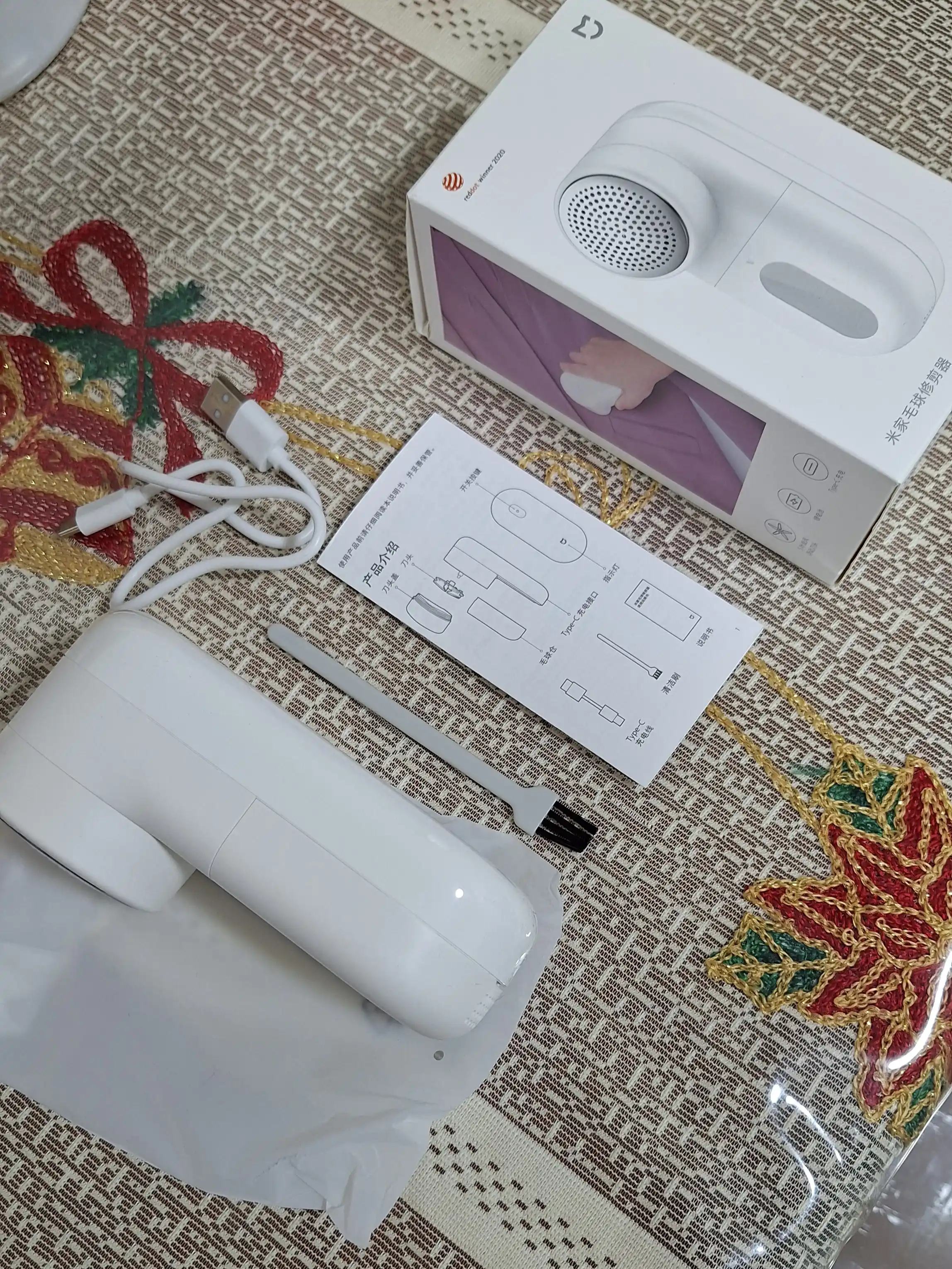 Машинка для удаления катышек Xiaomi, портативная, для одежды