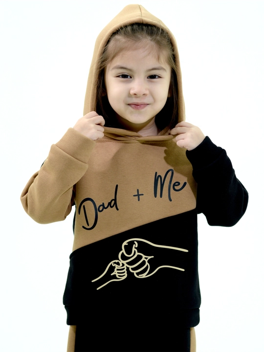 Спортивный унисекс комлект из футера с начесом от FandS  "Dad+me"