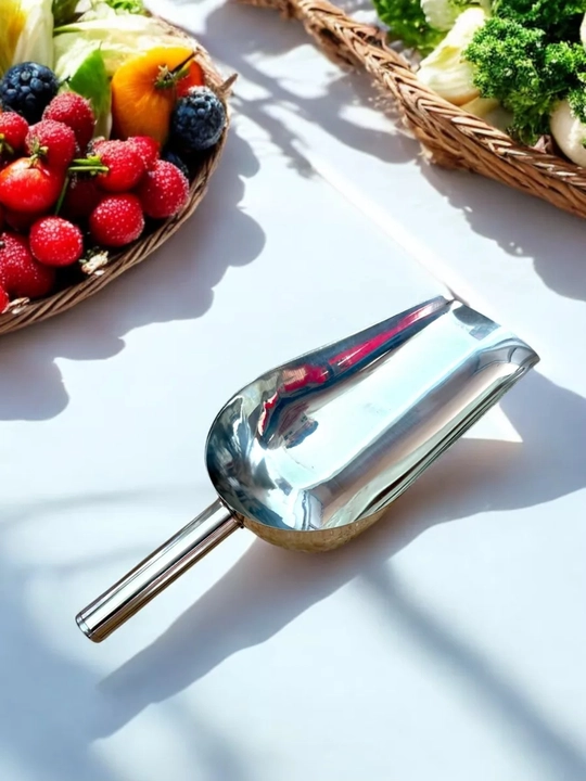Совок металлический, для сыпучих продуктов и льда