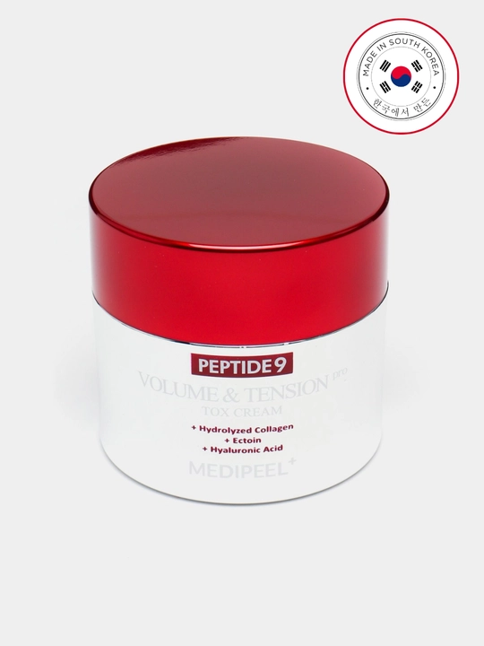 Ajinlar qarshi peptid kremi MEDIPEEL Peptide 9 Volume & Tension Tox Cream Pro, 50 g - 