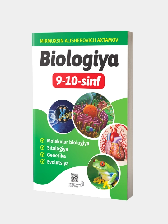 Biologiya 9-10-sinf, qo'llanma, ozbek tilida - 