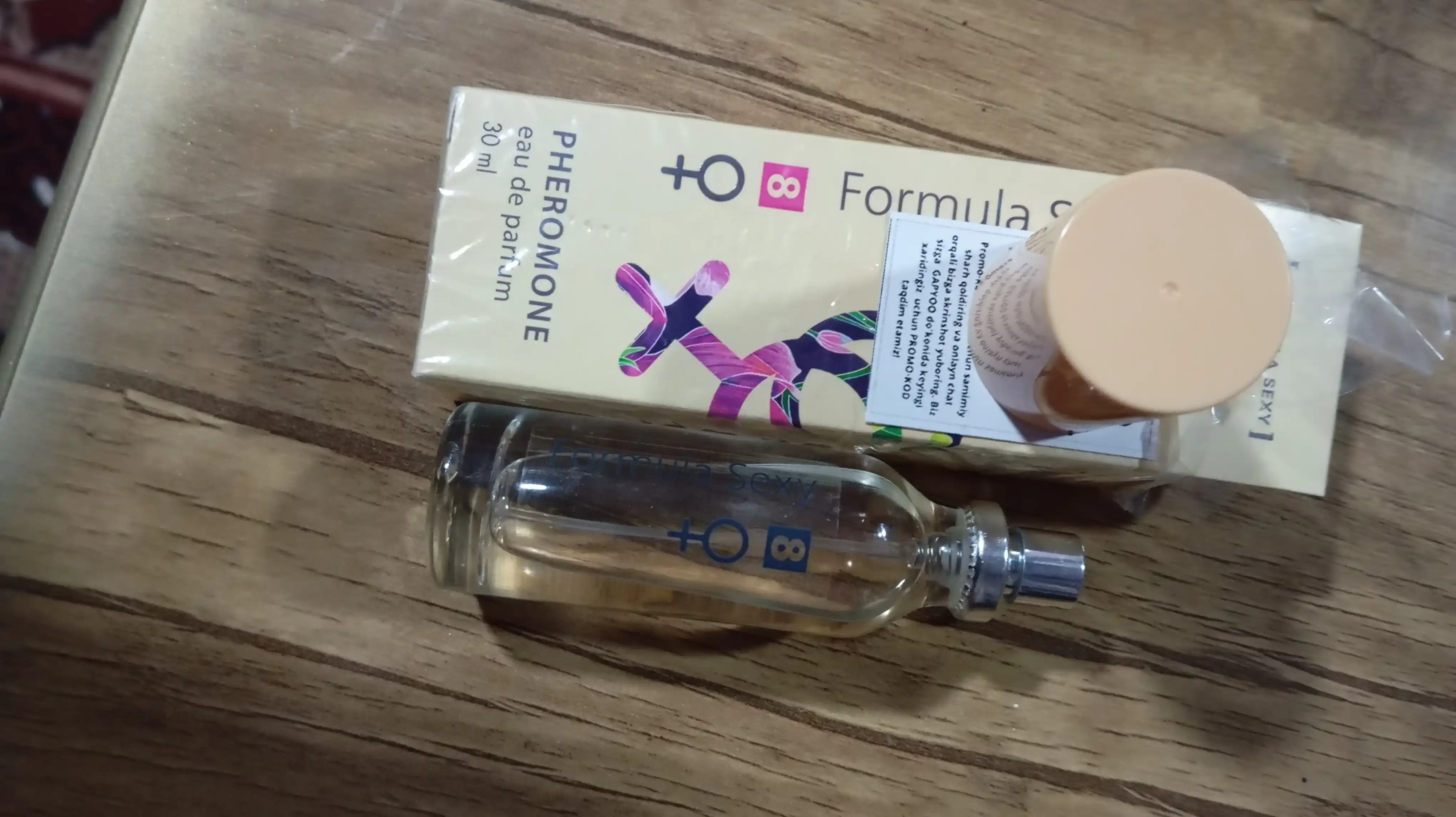 Xushbo'ylangan suv Formula Sexy feromonli, 30 ml