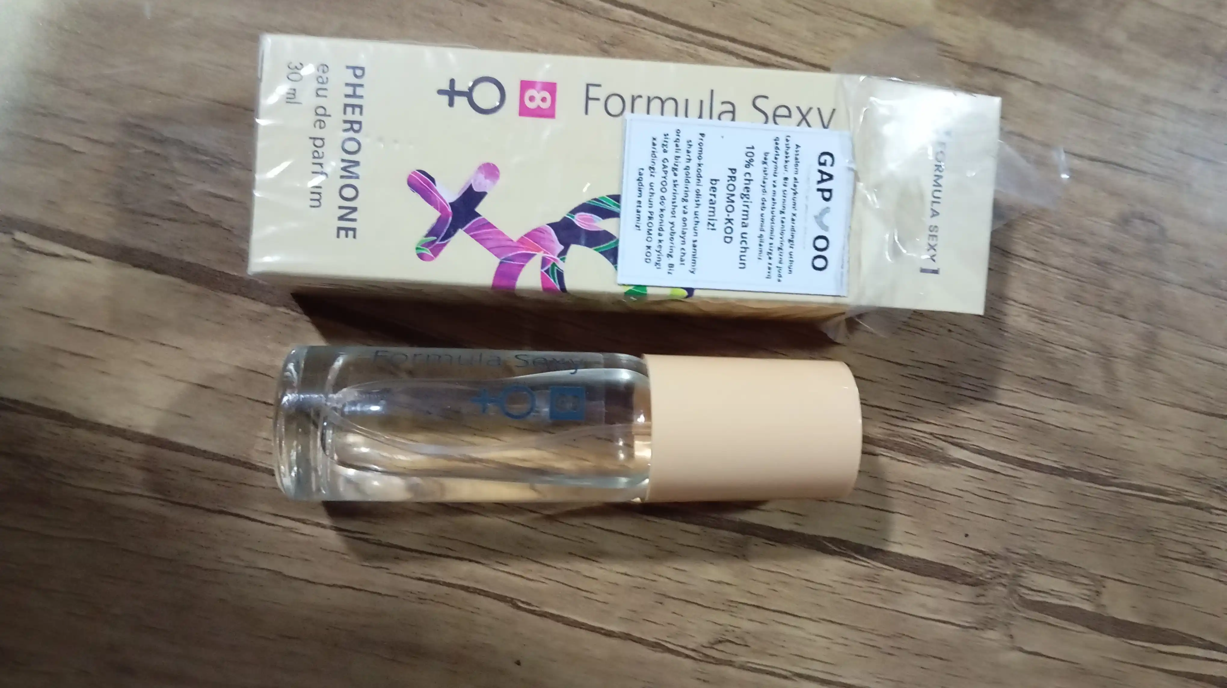 Xushbo'ylangan suv Formula Sexy feromonli, 30 ml