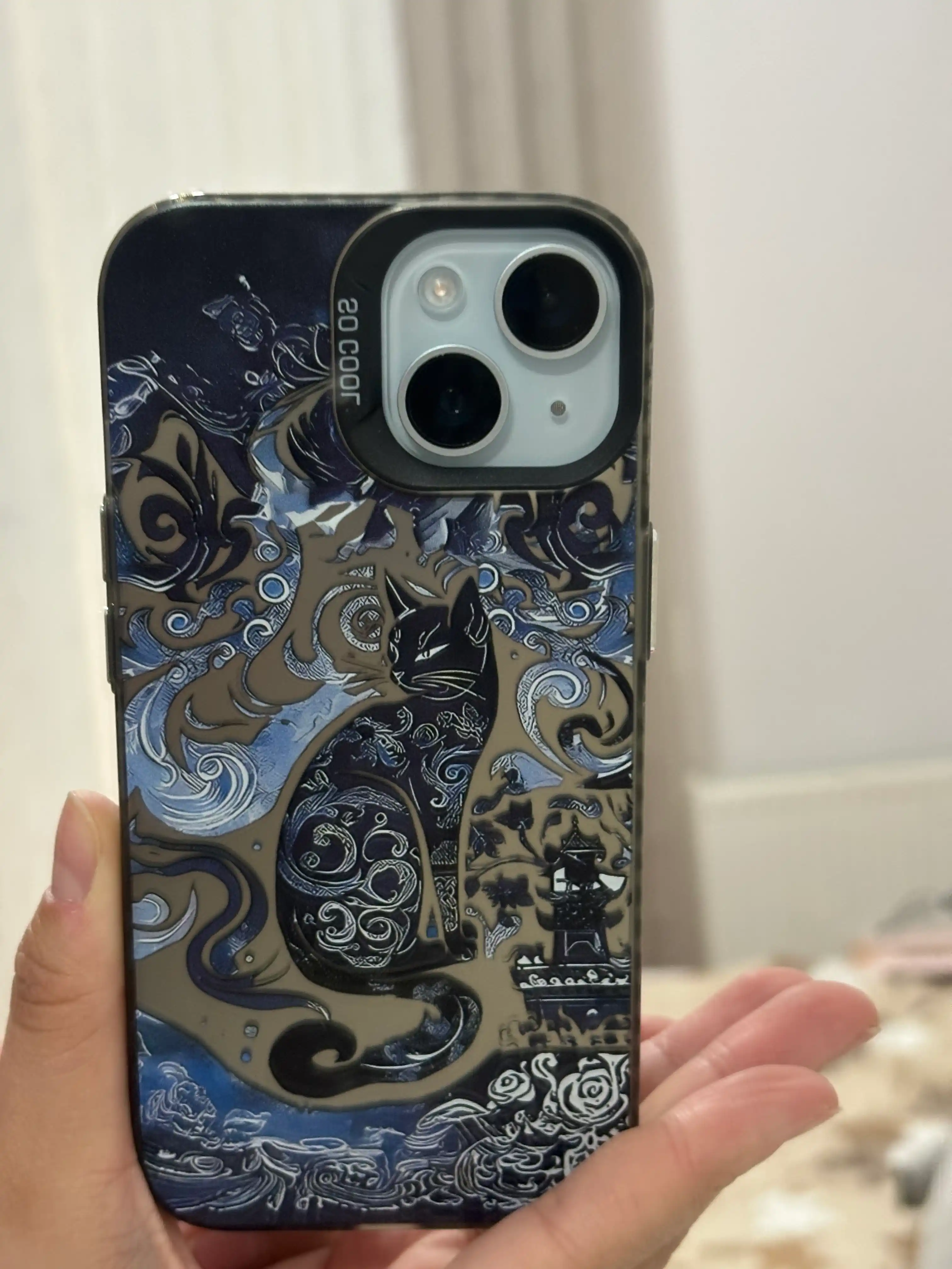 Yupqa Yin-Yan silikon g'ilof, case iPhone 12 / 13 / 14/ 15 / 16 Pro, Pro Max uchun