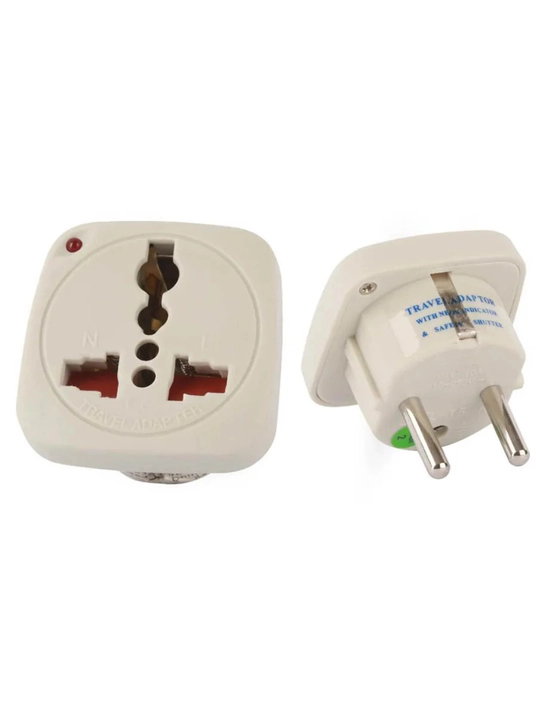 Evro va uzbek Terminator rozetkalari uchun universal adapter, Terminator, 16 A