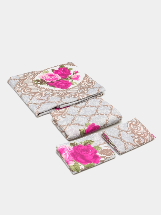 Choyshablar to'plami bir kishilik 2 kishilik eko bambuk pastel - 