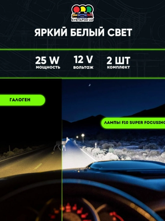 Avtomobil, svetodiod, F10 LED lampalar