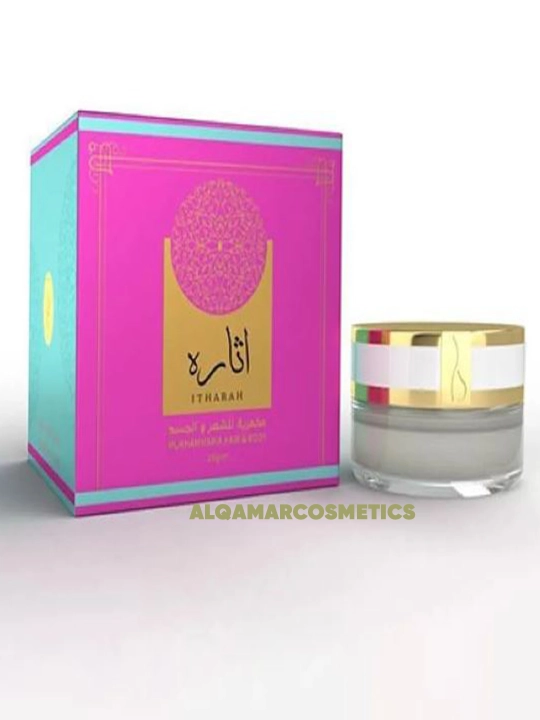 Soch va tana uchun feramon "Mukhammaria hair body" parfyum krem ayollarga uchun, 25g