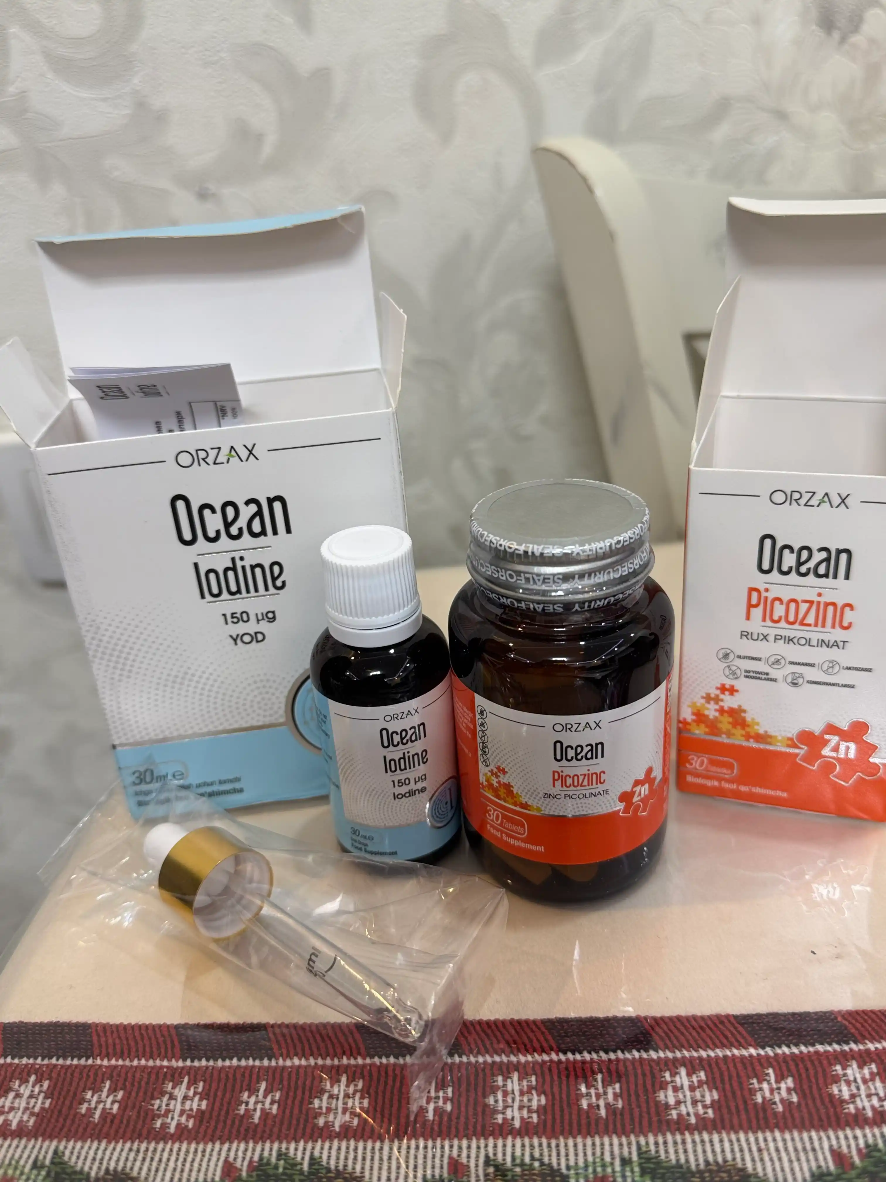 OCEAN Iodine — йод 150 мкг для щитовидной железы, капли, 30 мл, Халяль