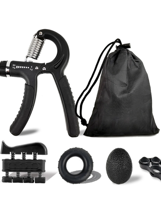 5 dona, espanderlar to'plami "Hand Grip Strengthener Kit", qo'l mashqlari uchun