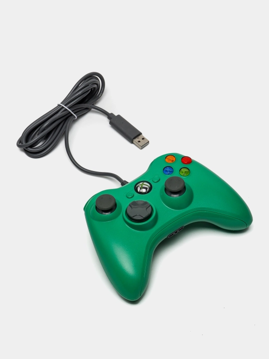 Проводной геймпад для Xbox 360 и ПК, Игровой контроллер с виброоткликом