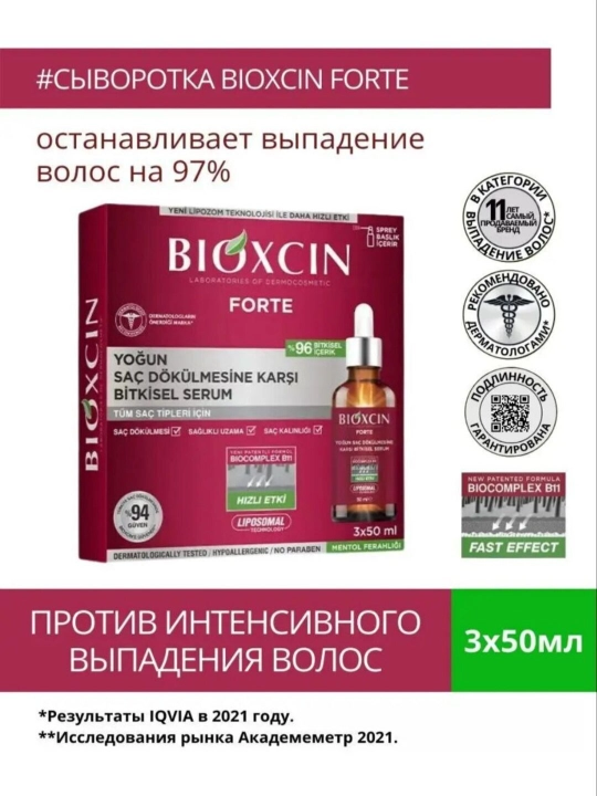 BIOXCIN сыворотка для волос