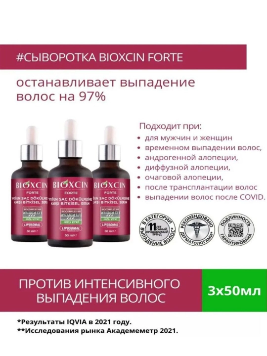 BIOXCIN сыворотка для волос