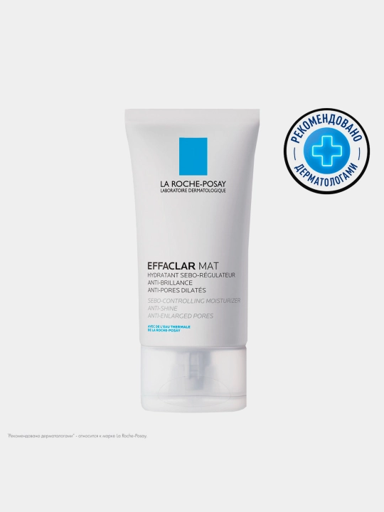 Nemlendirici emulsiyasi LA ROCHE-POSAY EFFACLAR MAT, matlash, o'z-o'zini tartibga solish , 40 ml - 