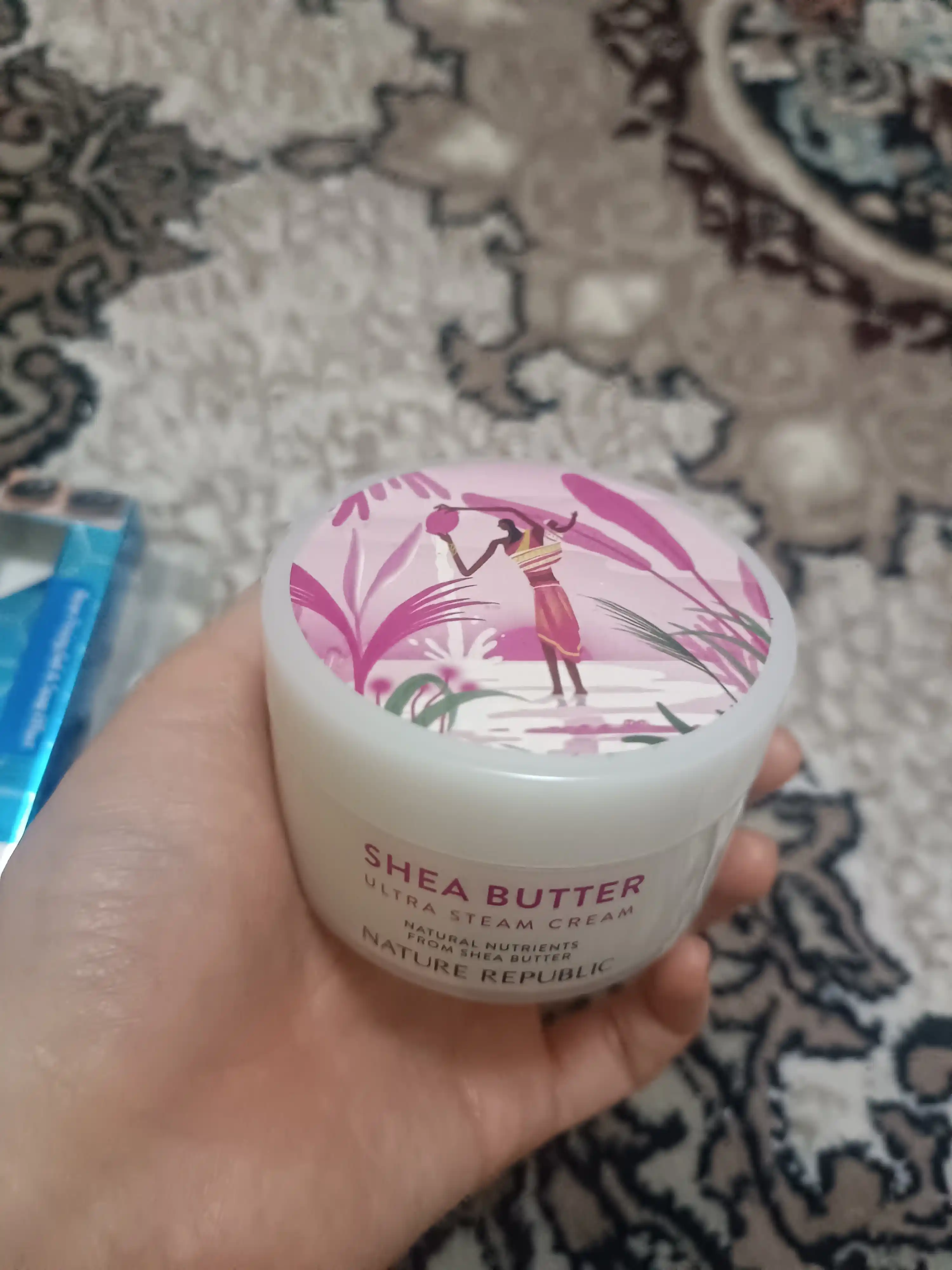 Shea Butter Nature Republic, Увлажняющий и освежающий крем для лица, 100 мл