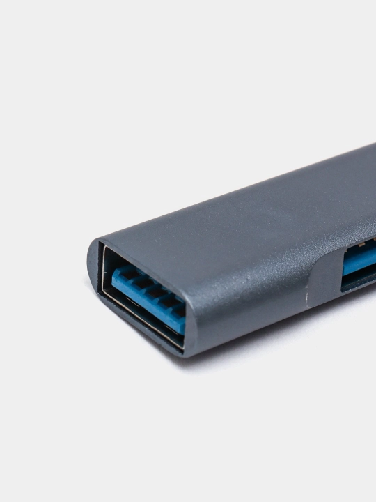 USB HUB 3.0 Type-C va USB uyasi 4 portli, hab-konsentrator, USB port