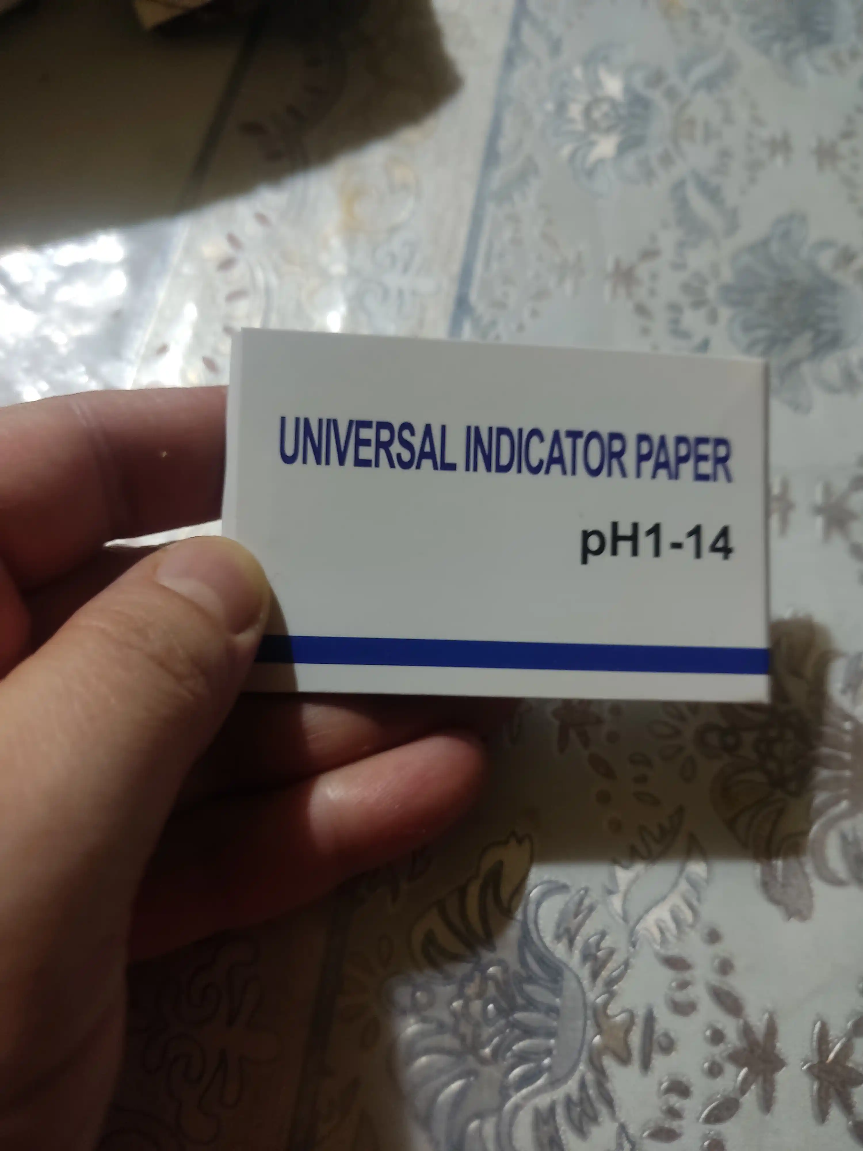 PH - test chiziqlari 1 - 14, qog'oz, lakmus
