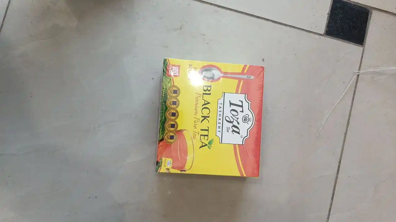 Чай чёрный "Toza", 100 пакетиков + 20 в подарок