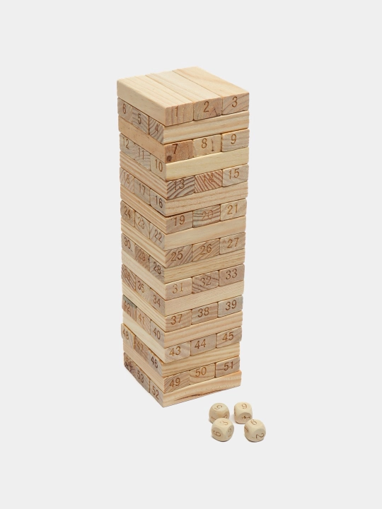 Stol o'yini Jenga, 54, 48 qisim