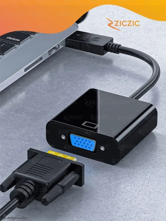 Adapter, konvertor DisplayPort - DP/VGA, DisplayPort-HDMI, miniDP/HDMI, miniDP/VGA