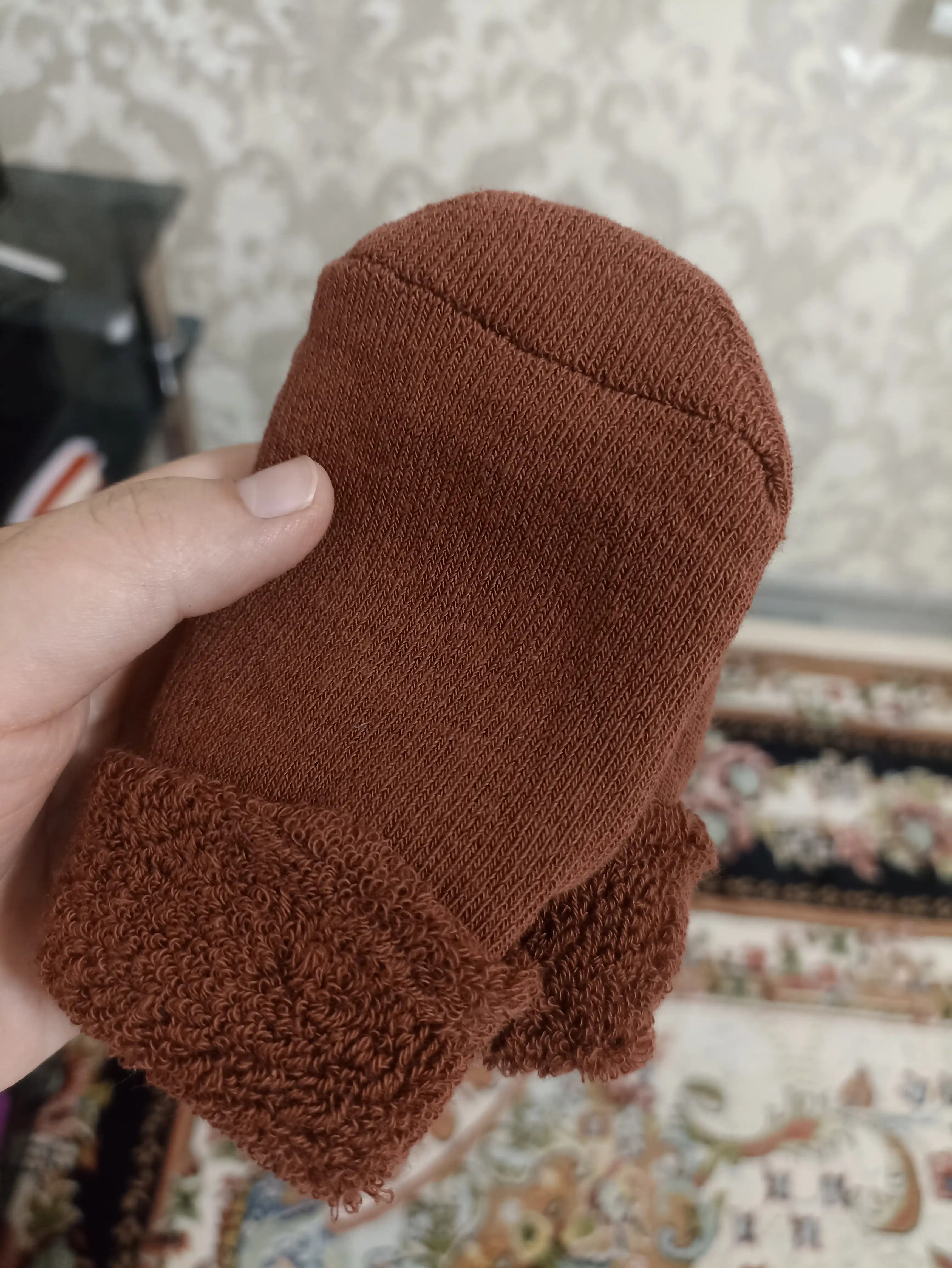 3 yoshgacha chaqaloqlar uchun sirpanmaydigan qishki issiq paxmoq bolalar paypoqlari