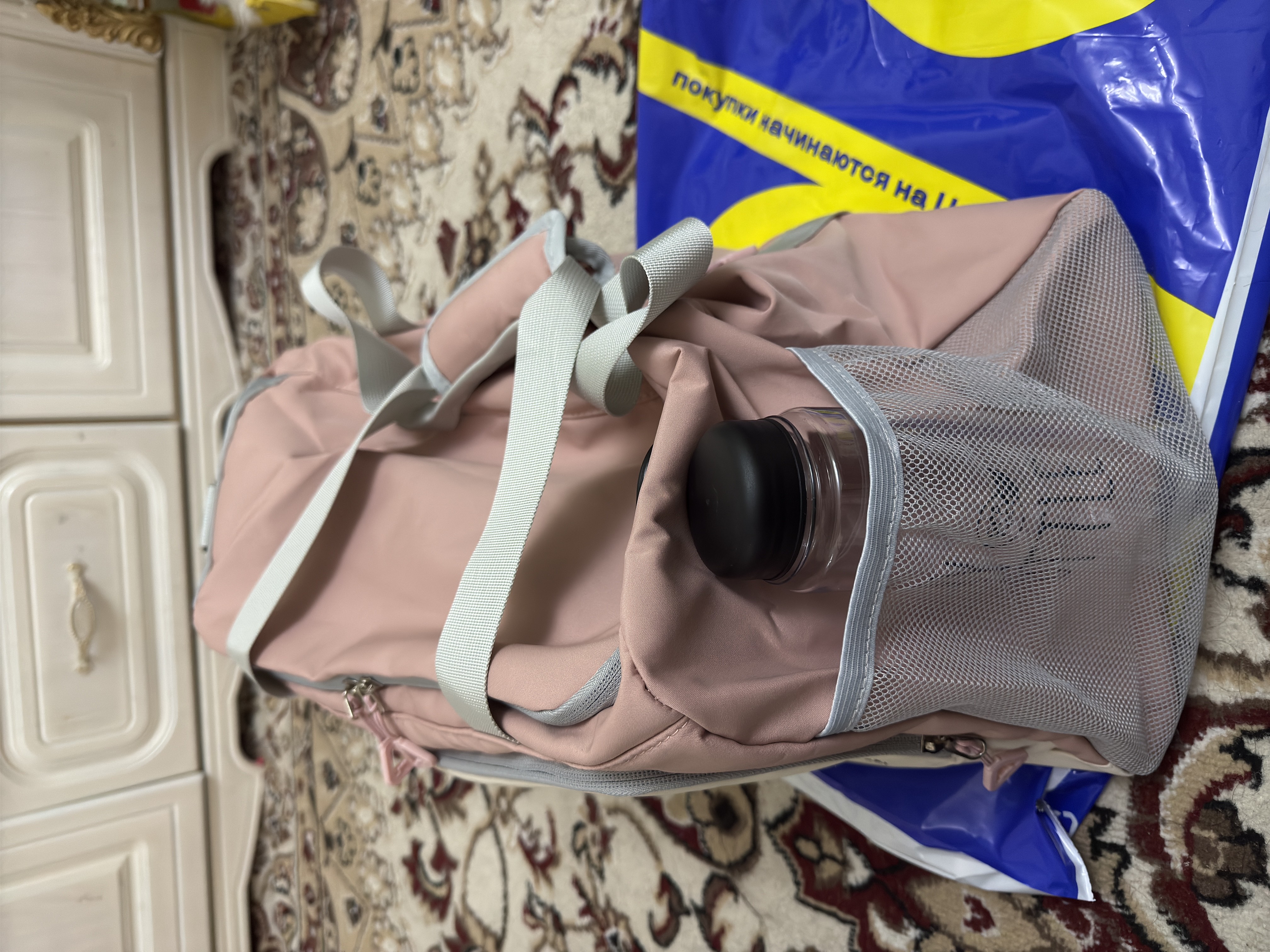 Fitnes, sport va dam olish uchun sport sumkasi, qo'l yuki