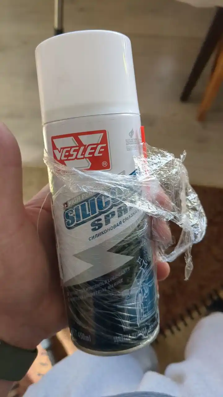 Avtomobil uchun silikon moylash aerozol spreyi, 450 ml