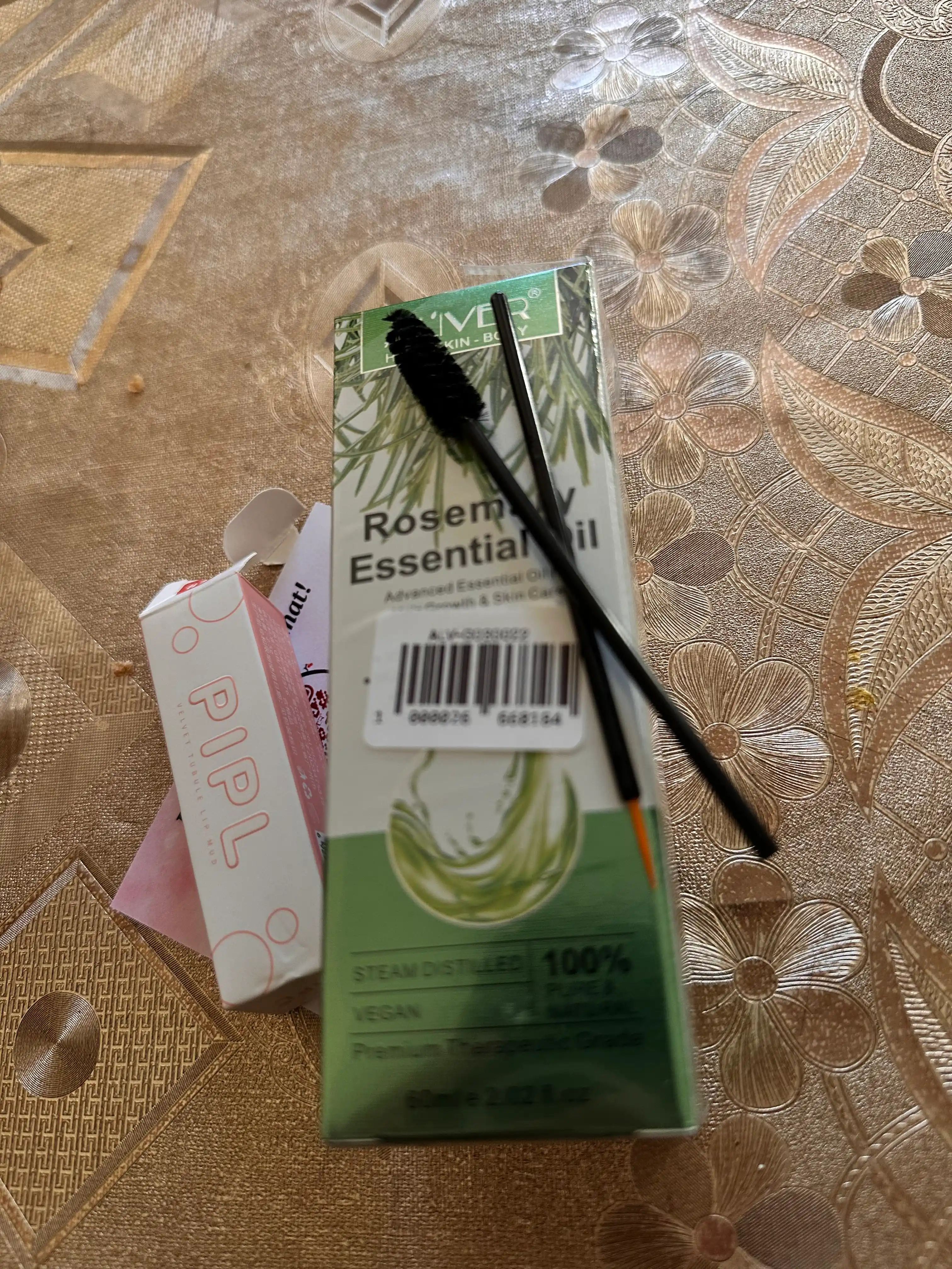 Soch va kipriklar, yuz va tana uchun "ALIVER" rozmarin moyi, soqol o‘stirish uchun, 60 ml