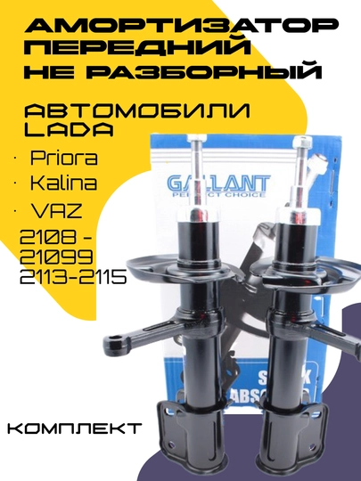 Комплект передних амортизаторов для автомобиля Лада, 2 шт — RAZVAL-AMRPRNE-2170