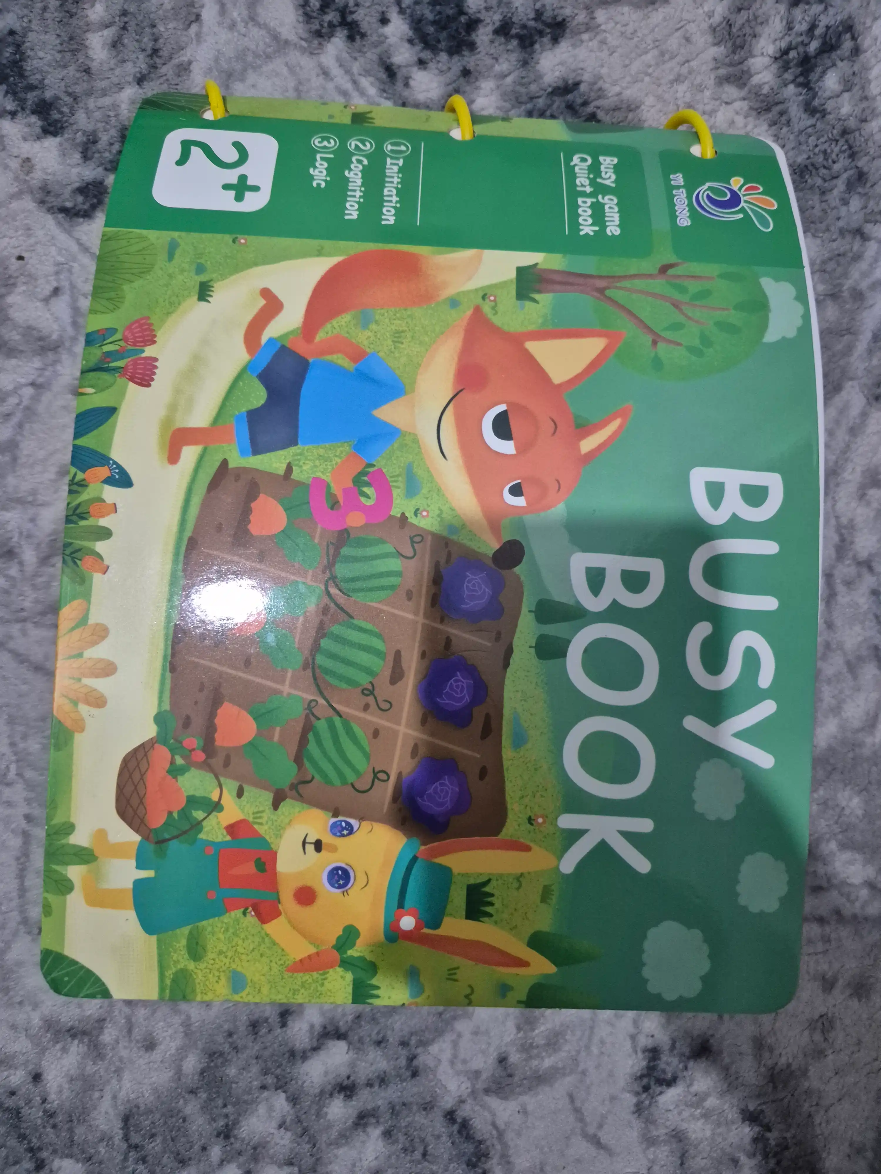 Развивающая книга Busybook, Монтессори на липучках