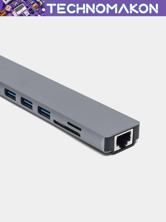 Type-C xab 10 port: USB 3.0x4, Hdmi, Type Cx2, Ethernet, SD/TF Cardreader