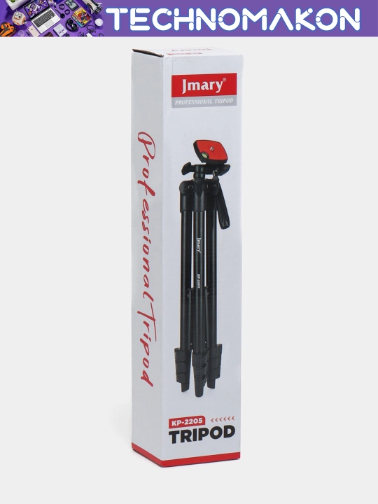 Universal shtativ - tripod Jmary KP-2205, telefon ushlagich bilan