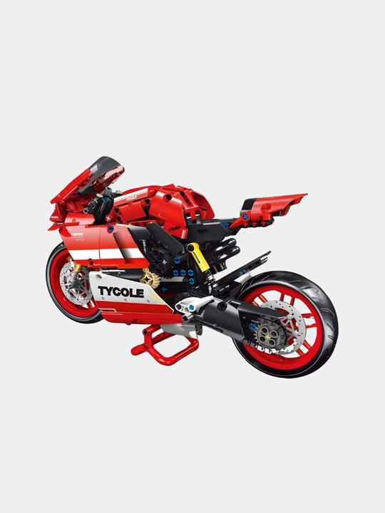 Blok konstruktor mashinasi, mototsikl,bolalar konstruktori, Lego Technic bilan mos keladi