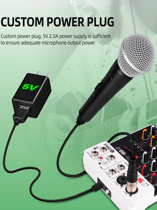 Debra Professional BT 4 kanalli v4 podcast DJ Stereo audio Webcaster mikser konsol