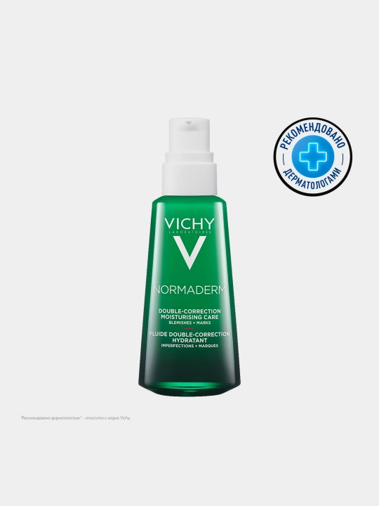 Tuzatuvchi parvarish VICHY, muammoli yog'li teri uchun yangilanish va yallig'lanishga qarshi ta'sir bilan 50 ml