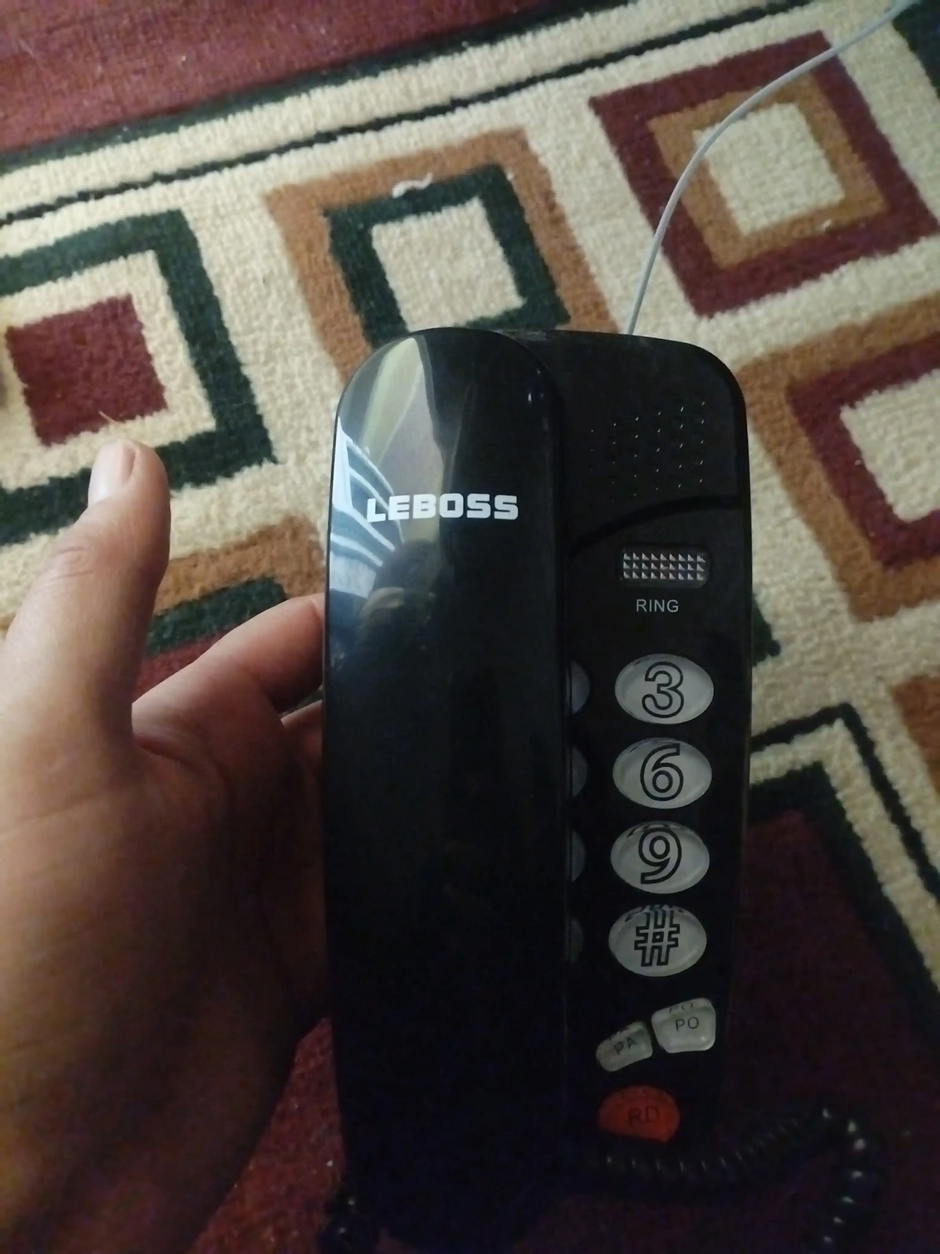 Simli orqali ishlaydigan telfon, uy telefoni Leboss B-636