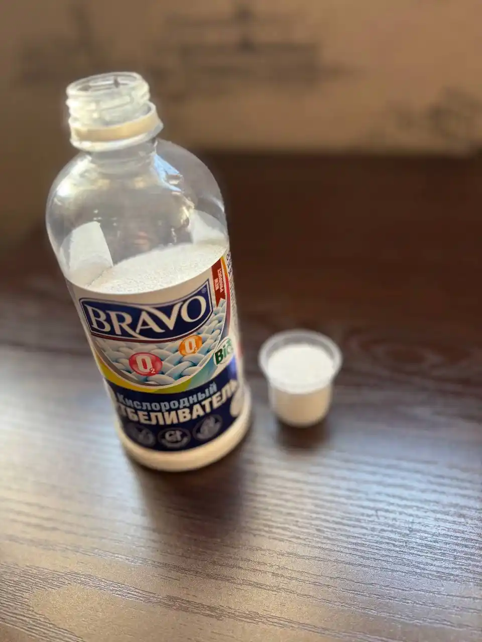 Кислородный отбеливатель, пятновыводитель, Bravo, 600 г