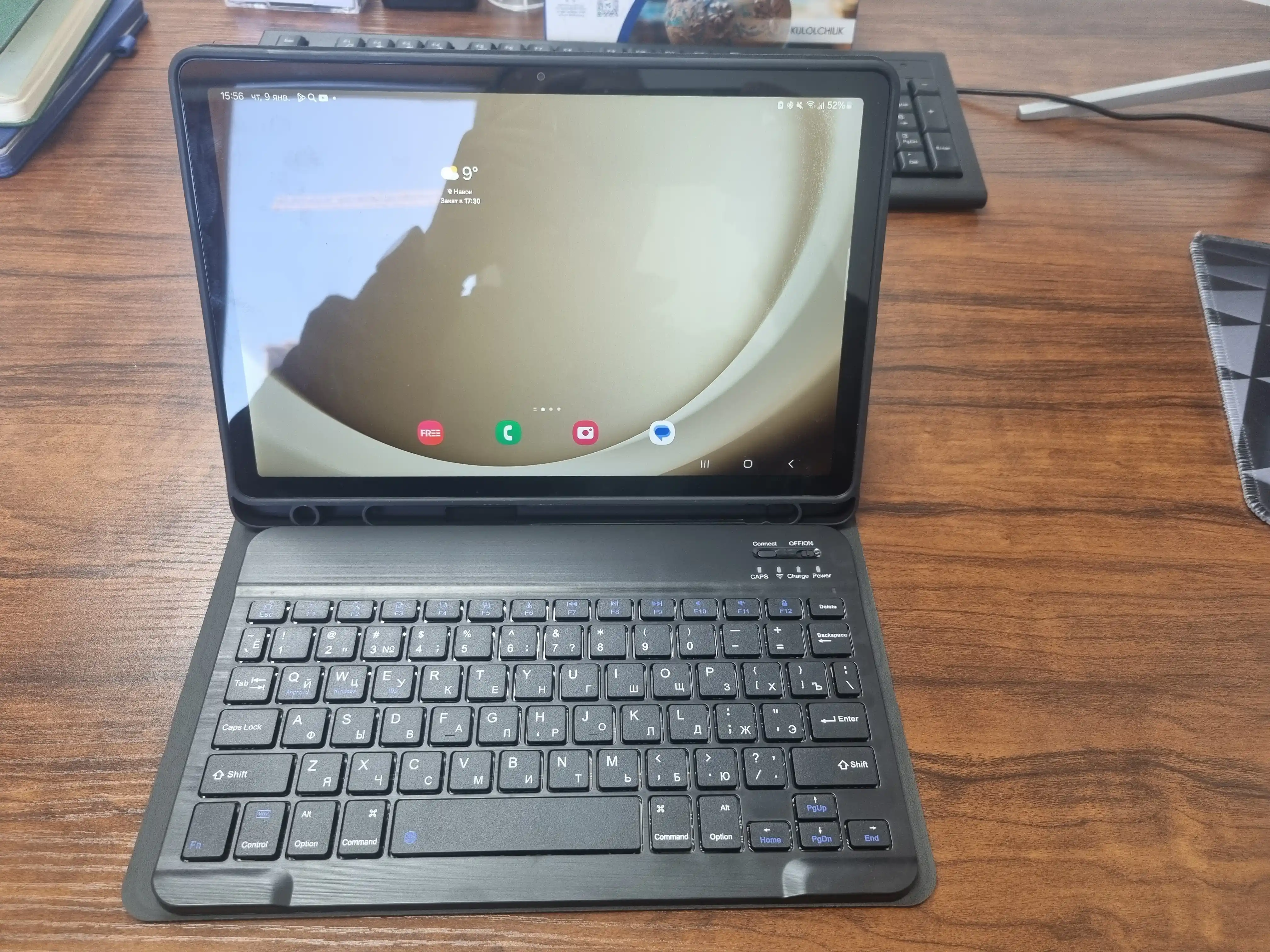 Чехол клавиатура для Samsung Galaxy Tab A11, A9+, S10, S9, S8, S7, FE/Plus/Ultra, Keyboard