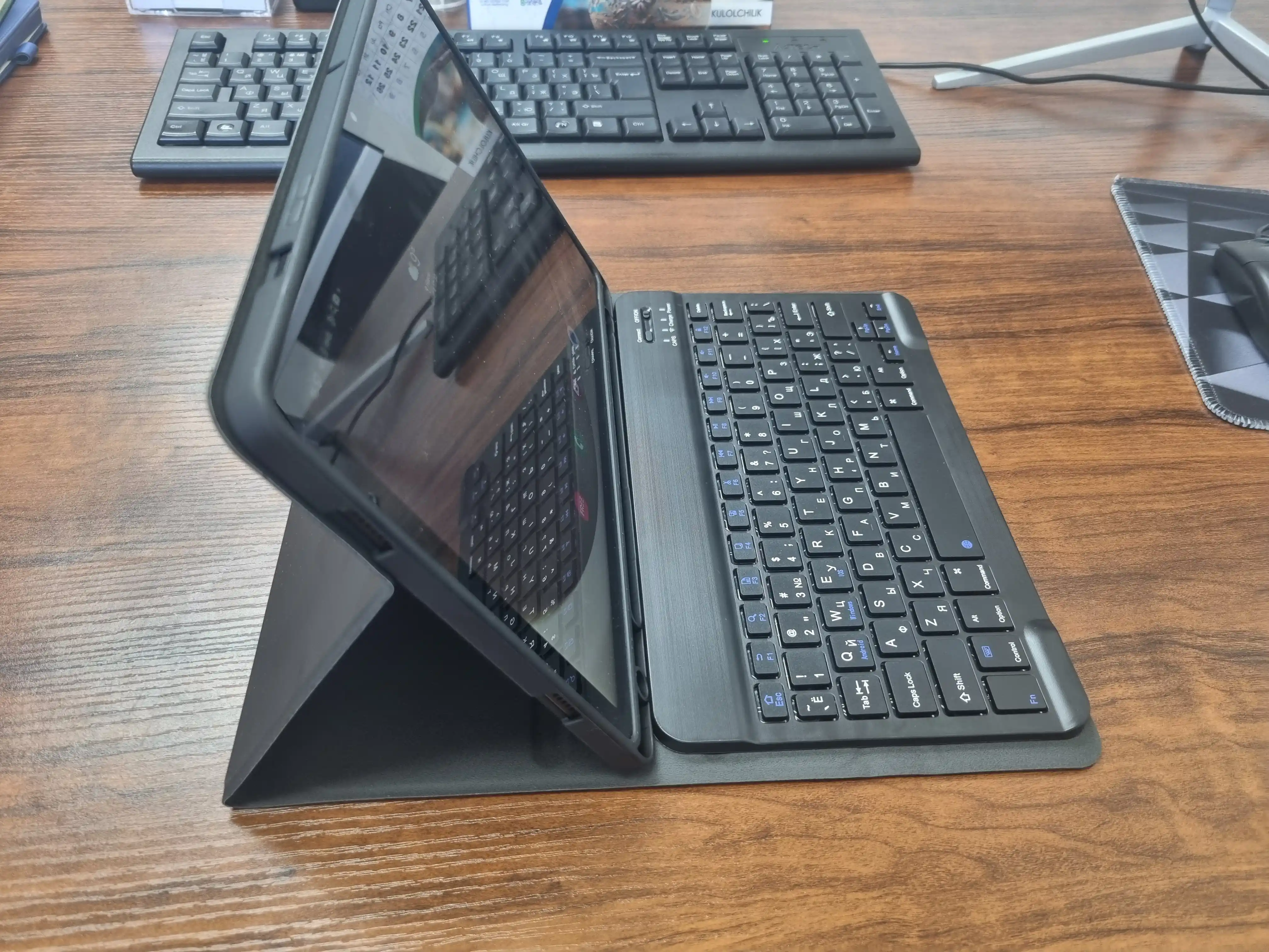 Чехол клавиатура для Samsung Galaxy Tab A11, A9+, S10, S9, S8, S7, FE/Plus/Ultra, Keyboard