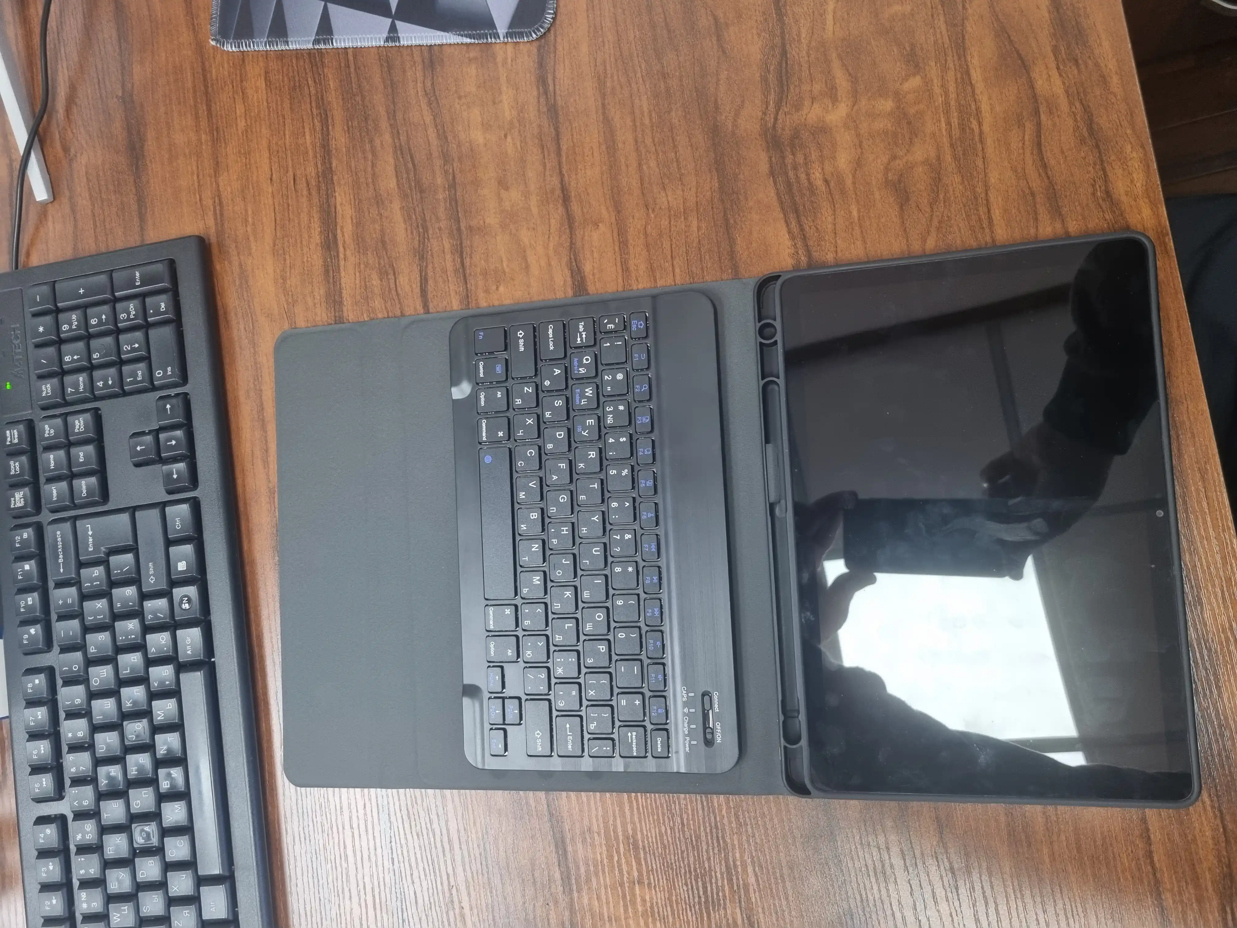 Чехол клавиатура для Samsung Galaxy Tab A11, A9+, S10, S9, S8, S7, FE/Plus/Ultra, Keyboard