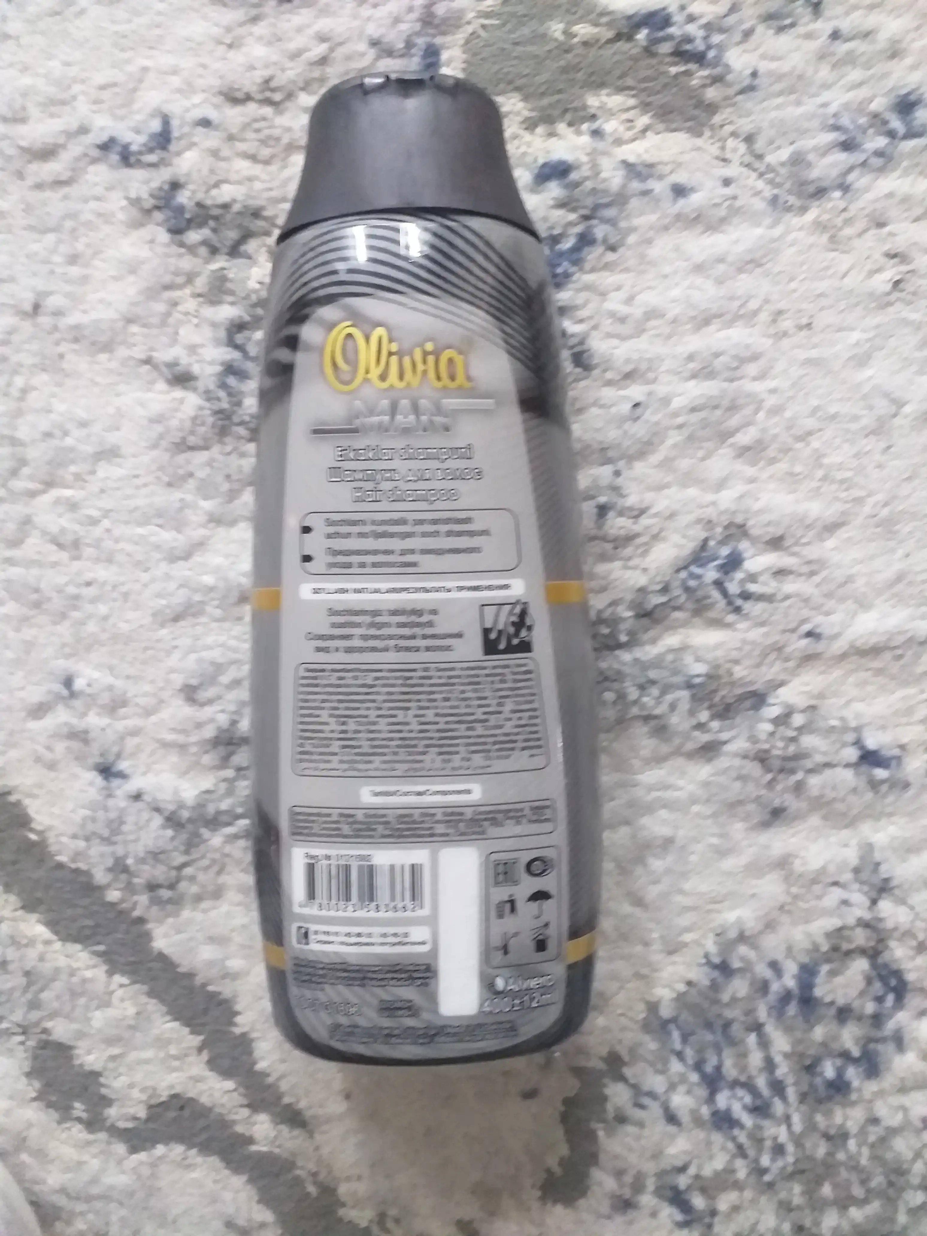 Olivia Erkaklar shampuni, "Intensiv parvarish", 400 ml