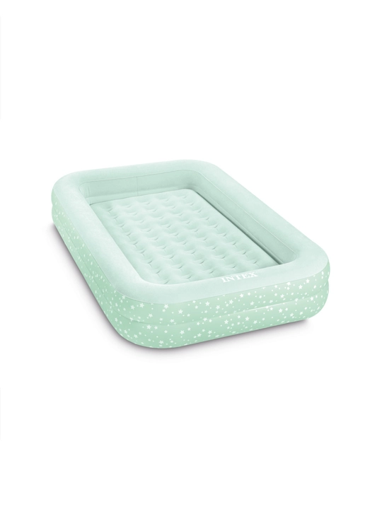 Intex 66810 Детский надувной матрас 107 * 168 * 25 см "Kidz Travel" с ручным насосом