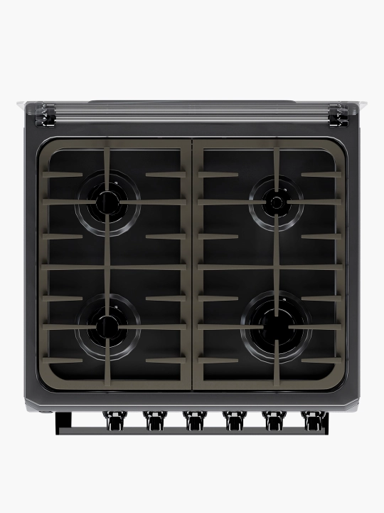 Gaz plita Ideal L155 GK, 4 konforkali, pech hajmi 65 litr, 60 * 60
