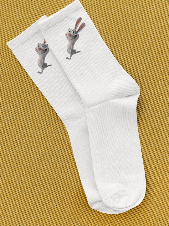 Yorqin naqshli uniseks paypoqlar, ayollar va erkaklar uchun - 