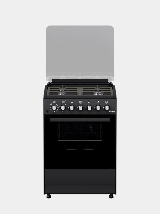Gaz plita Ideal L250, 4 konforkali, hajmi 65 litr, 60 * 60